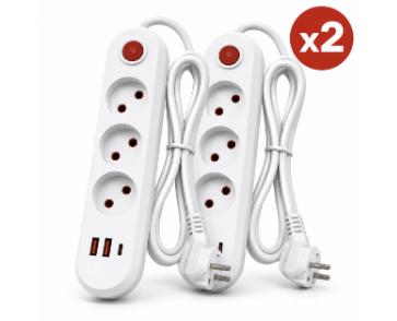 مشترك كهربائي مع USB – اختر العلامة والقدرة