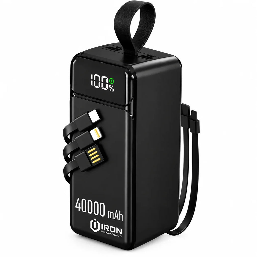 باور بانك IRON 40000 مللي أمبير 22.5W