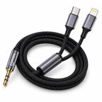 كابل Type-C/Lightning إلى AUX – IRON IR-AUX205