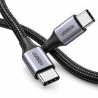 كابل UGREEN USB-C إلى USB-C – 1 متر | Câble PD 60W شحن سريع 3A
