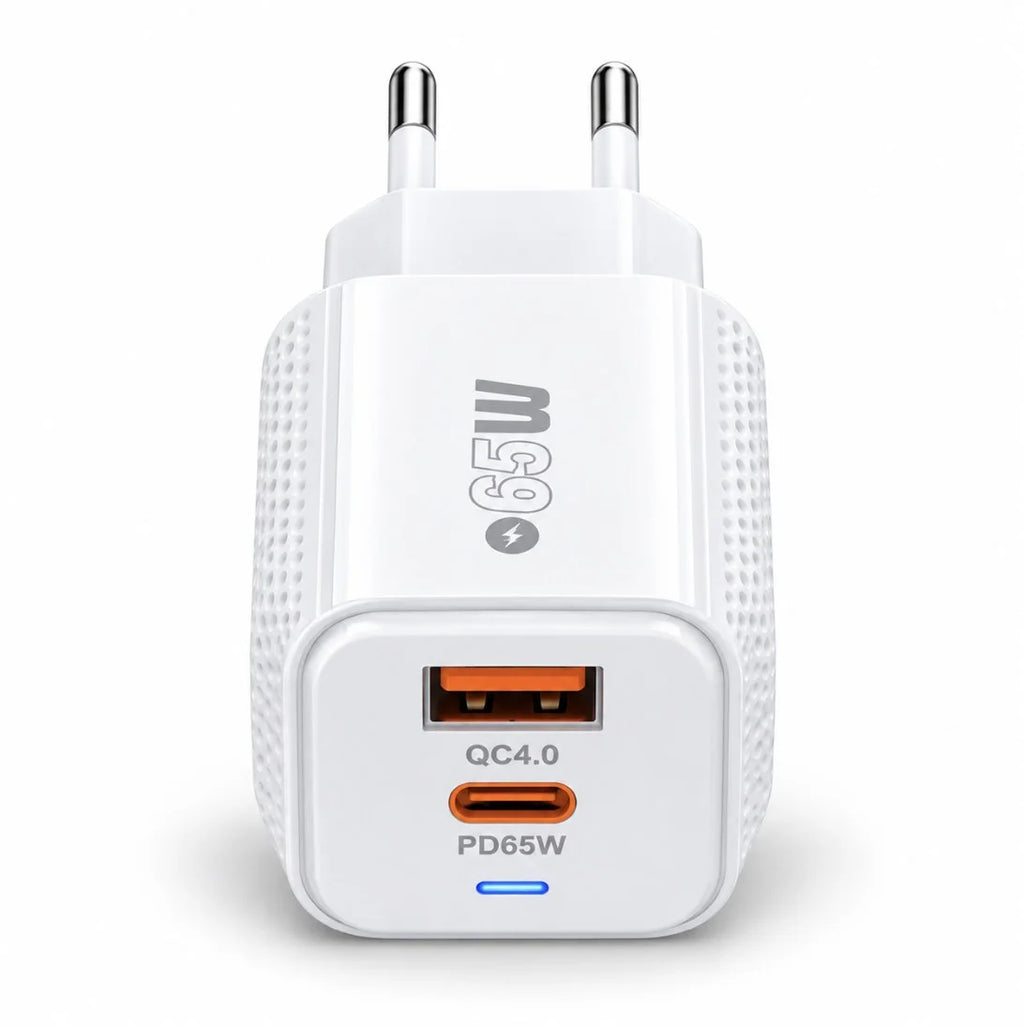 شاحن سريع – Chargeur | PD وQC4.0 مع كابل Type-C إلى Type-C ومؤشر LED