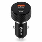 شاحن سيارة IRON 48W – Chargeur Voiture PD + USB | QC 30W و PD 18W مع كابل Type-C