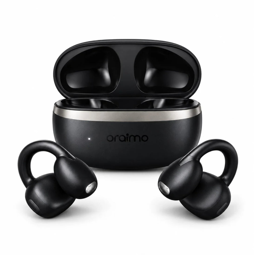 باقات Oraimo – Pack Cadeau | اختر باقتك: باك الموسيقى، الرجل الأنيق، الرجل العصري أو التقنية الكاملة بـ6 منتجات + هدية