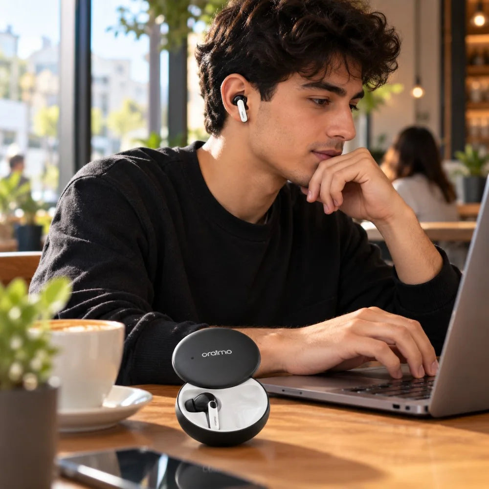 سماعات Oraimo FreePods 4 – Écouteurs ANC | عزل الضوضاء النشط وتطبيق oraimo Sound