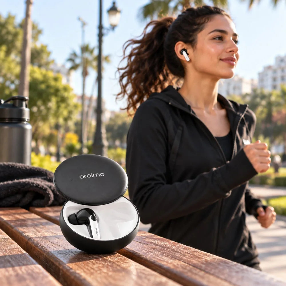 سماعات Oraimo FreePods 4 – Écouteurs ANC | عزل الضوضاء النشط وتطبيق oraimo Sound