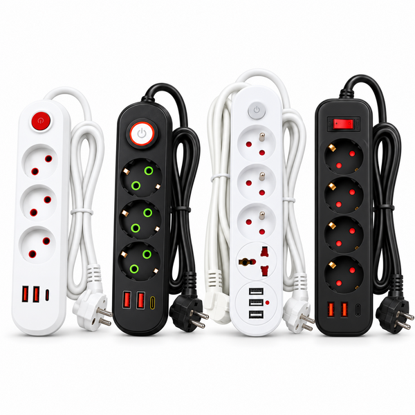 مشترك كهربائي مع USB – اختر العلامة والقدرة