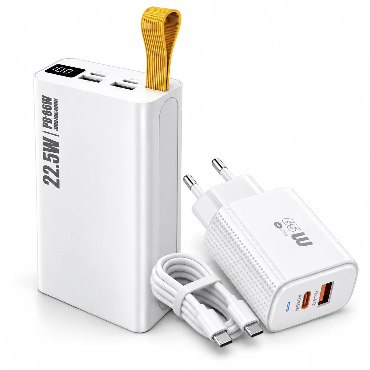 باور بانك N-13 – 30000 مللي أمبير | Power Bank شحن سريع 22.5W QC3.0 مع شاشة LED