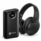 باور بانك NOVA PR-21 – 20000 مللي أمبير | Power Bank شحن سريع 22.5W مع كابلين Type-C وLightning
