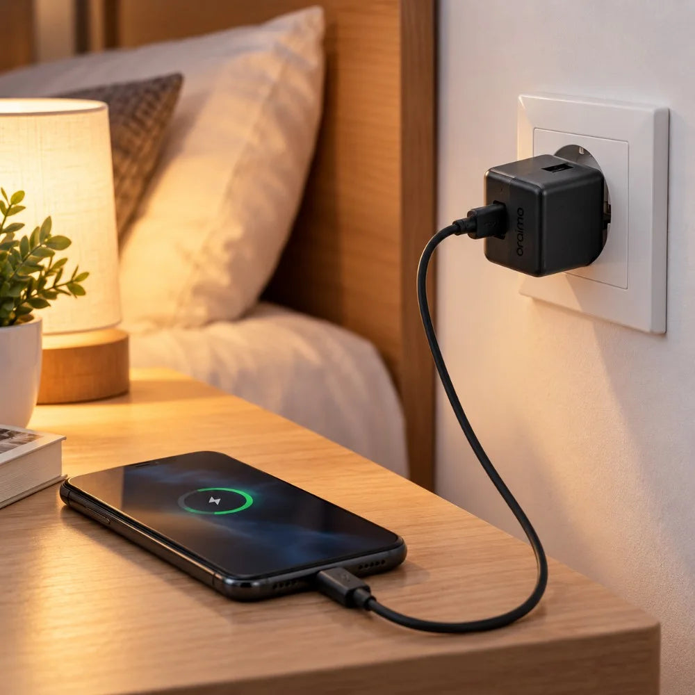 شاحن Oraimo PowerMate 101 – Chargeur 10W | مع كابل Micro USB مجاني