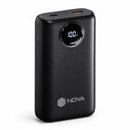 باور بانك NOVA PR-21 – 20000 مللي أمبير | Power Bank شحن سريع 22.5W مع كابلين Type-C وLightning