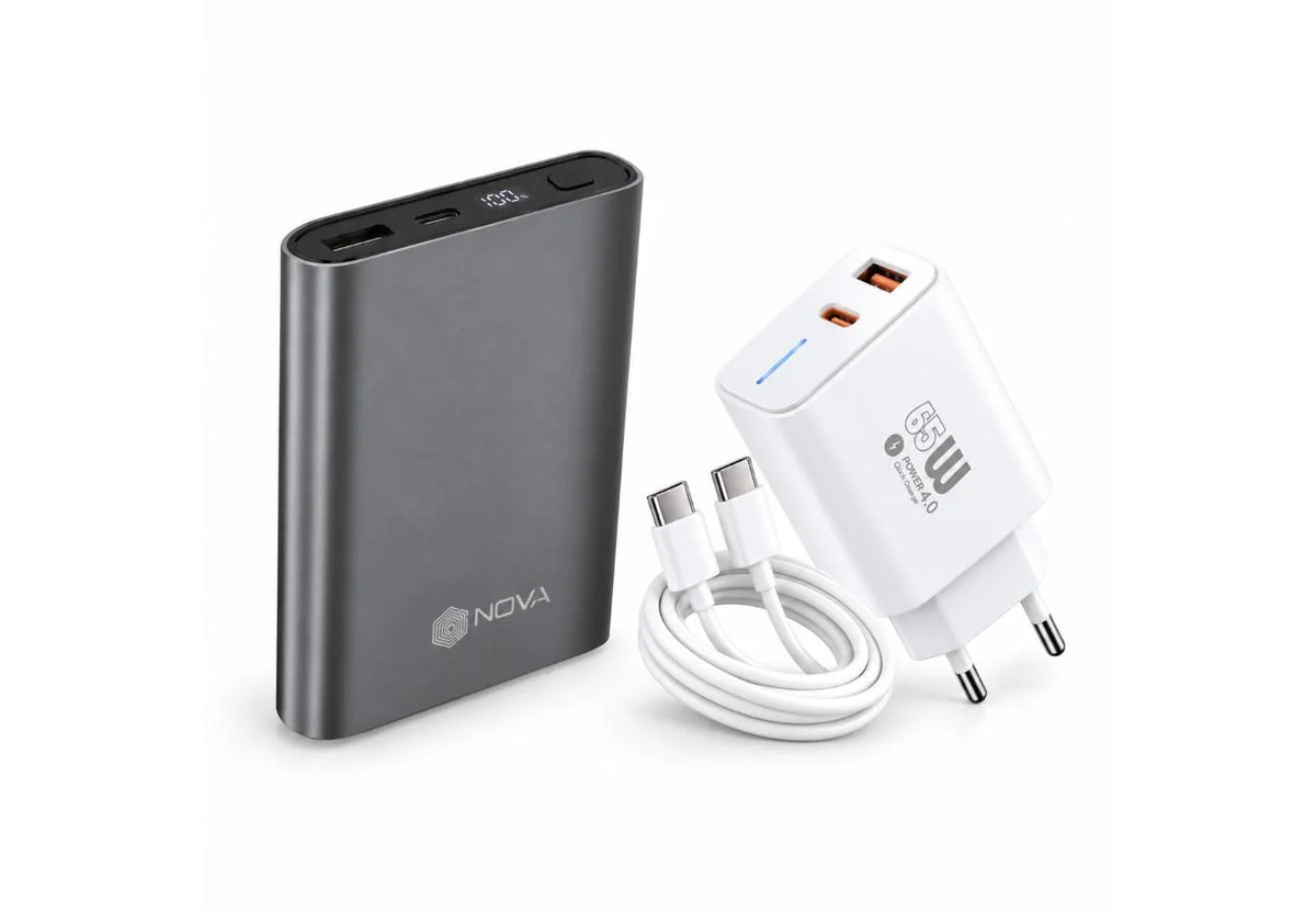 باور بانك 10000 مللي أمبير – Power Bank NOVA NO-112 | شحن سريع 22.5W