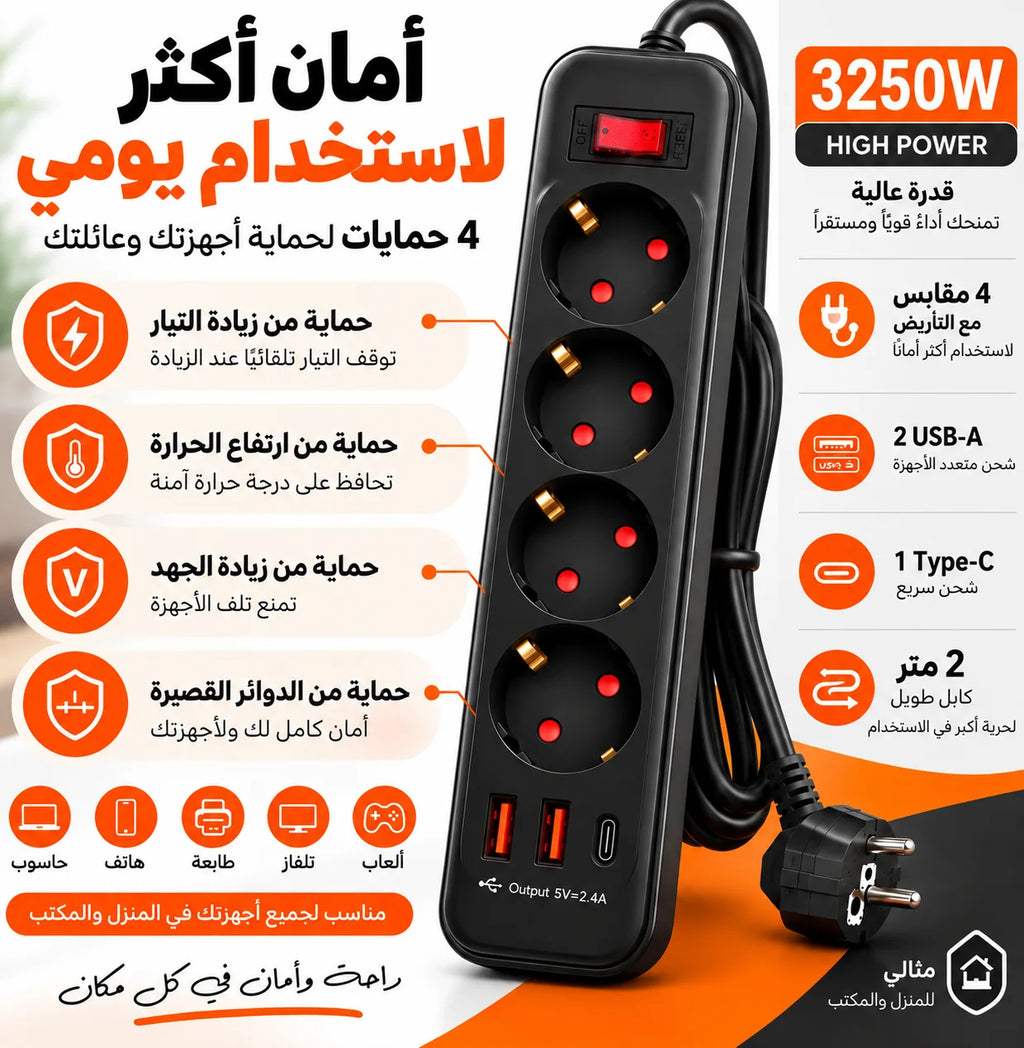 Power Socket 3250W